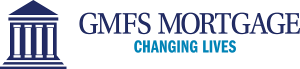 GMFS Mortgage Logo with "CHANGING LIVES" Tagline
